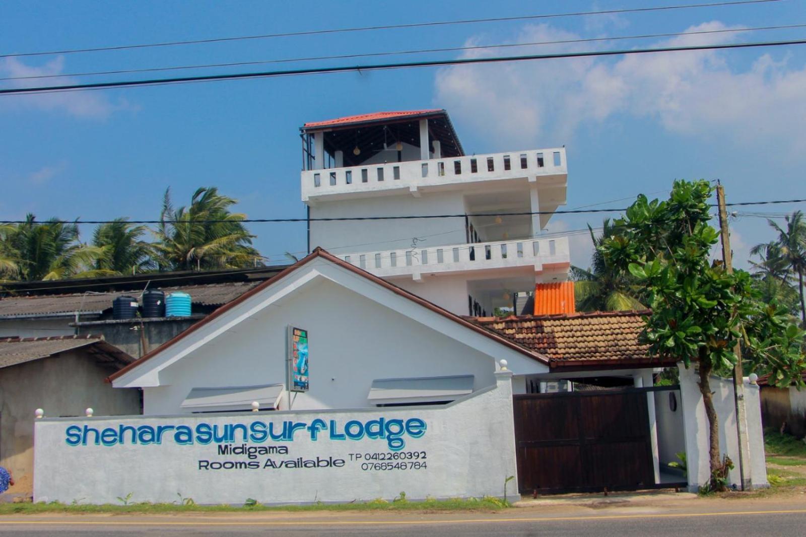 Shehara Sun Surf Lodge Midigama Kelet Kültér fotó